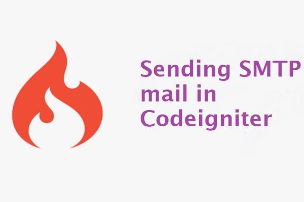 Sending SMTP mail in CodeIgniter