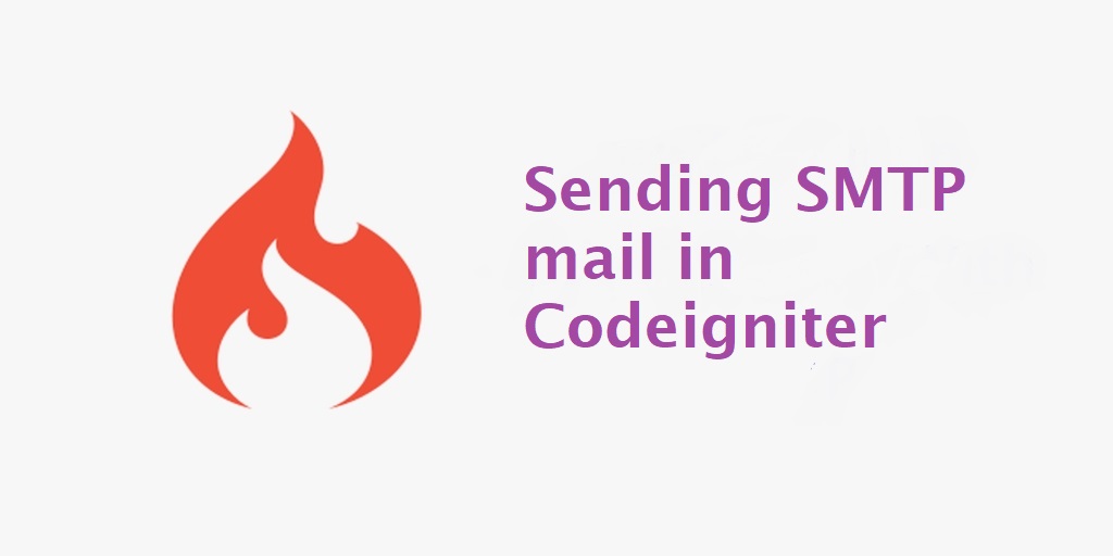 smtp mail in codeigniter